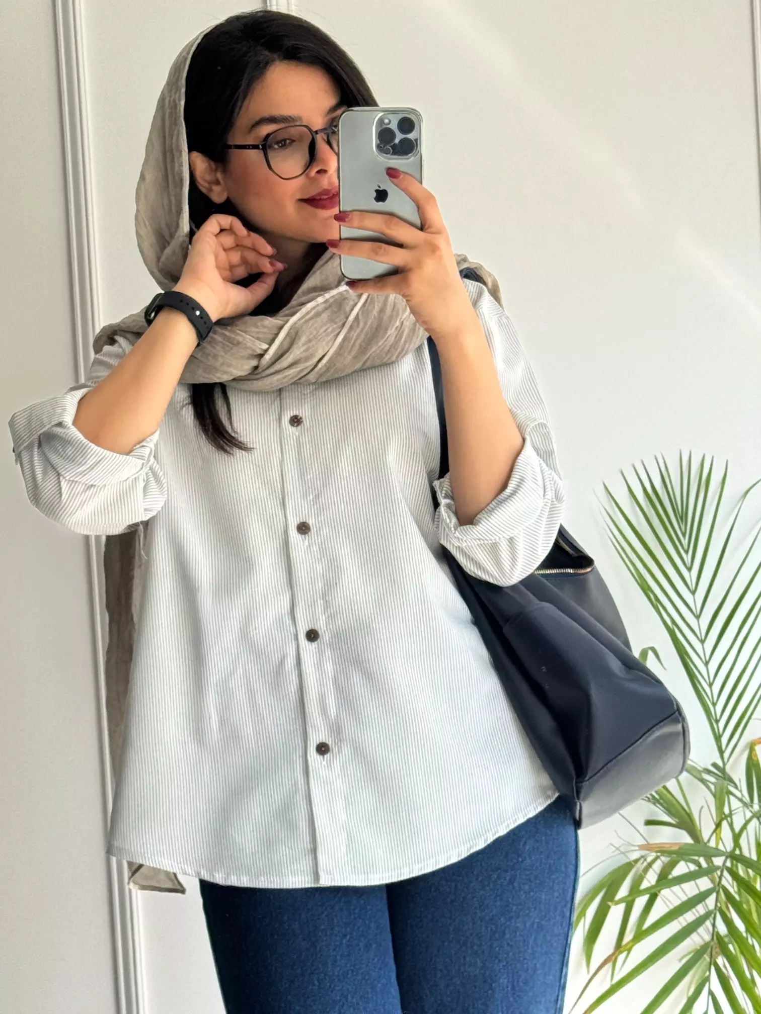 مانتو شومیزی راه راه ترندی